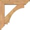 Ekena Millwork Imperial Traditional Smooth Bracket w/ Offset Brace, Western Red Cedar, 5 1/2"W x 24"D x 24"H BKT0604X24X24IMP01SWR - alternate 4